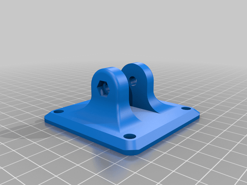 PanelDue 7i Railcore cover friendly mount 3d model