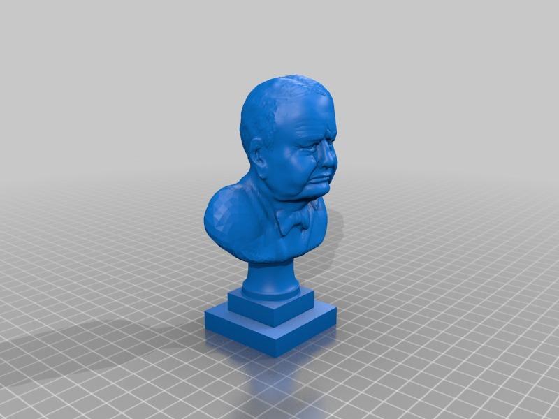 Churchill Bust 3d model