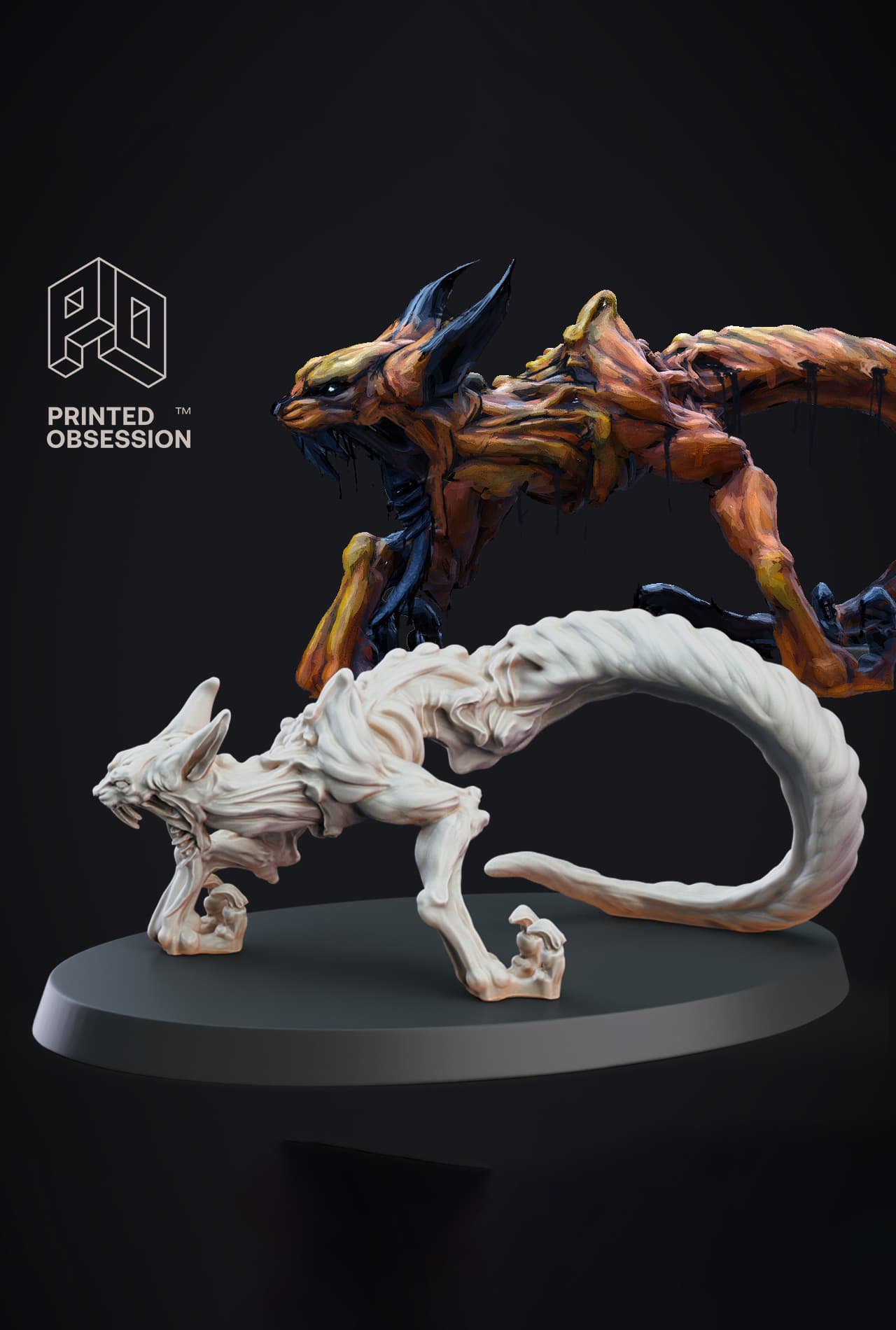 Tazelwurm - Skin Walkers - PRESUPPORTED - Illustrated and Stats - 32mm scale 3d model