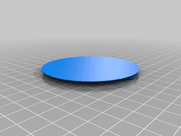 Compliant Paper Miniature Base 3d model