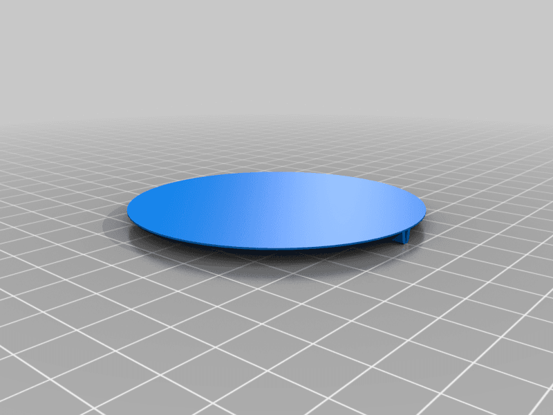 Compliant Paper Miniature Base 3d model