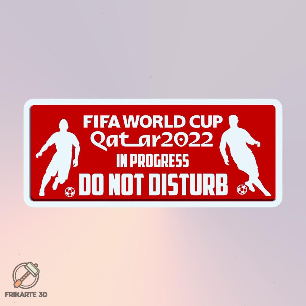 FIFA World Cup Qatar 2022 In Progress Plate 3d model