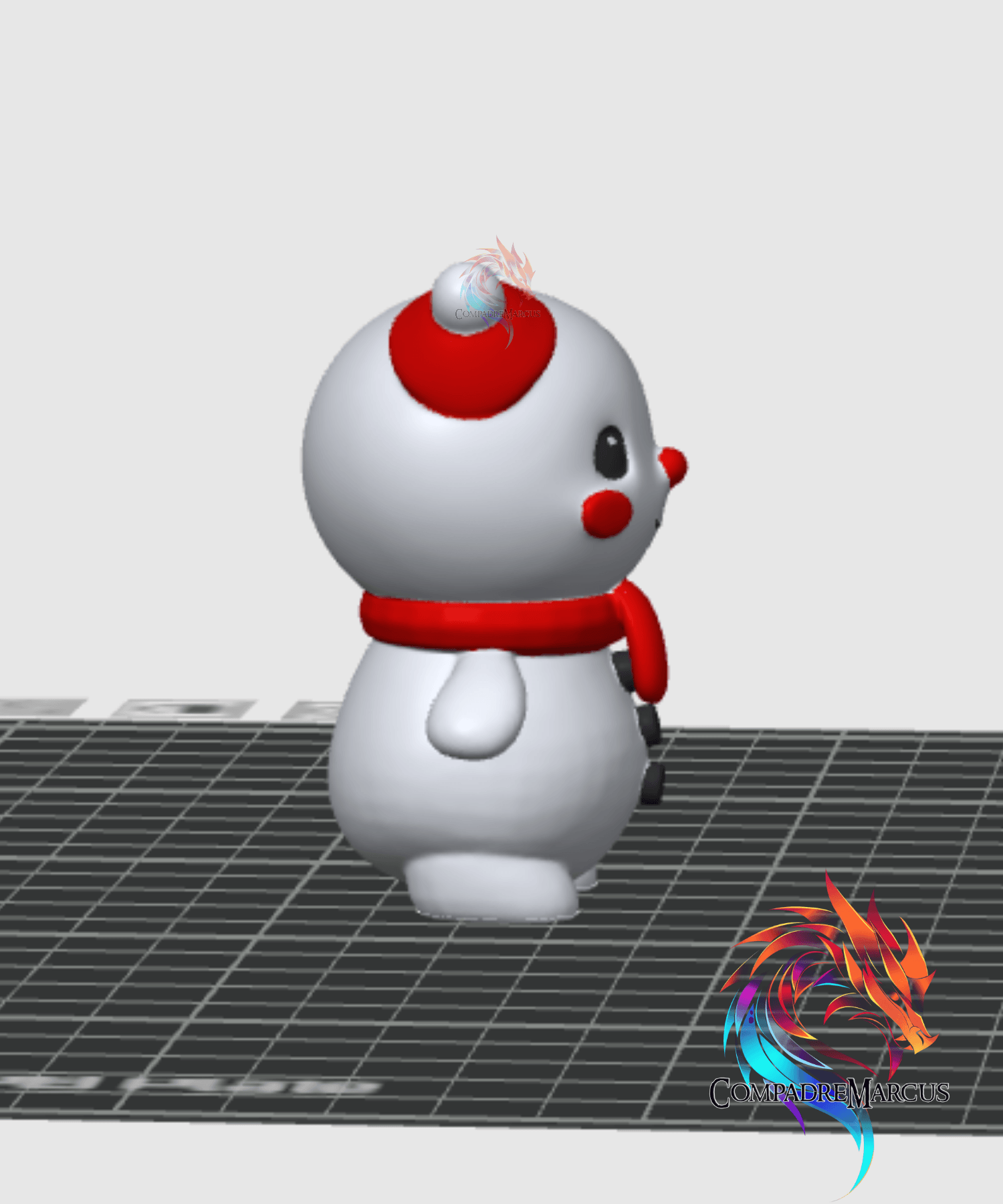 Charming Snowman / 3mf included 3d model