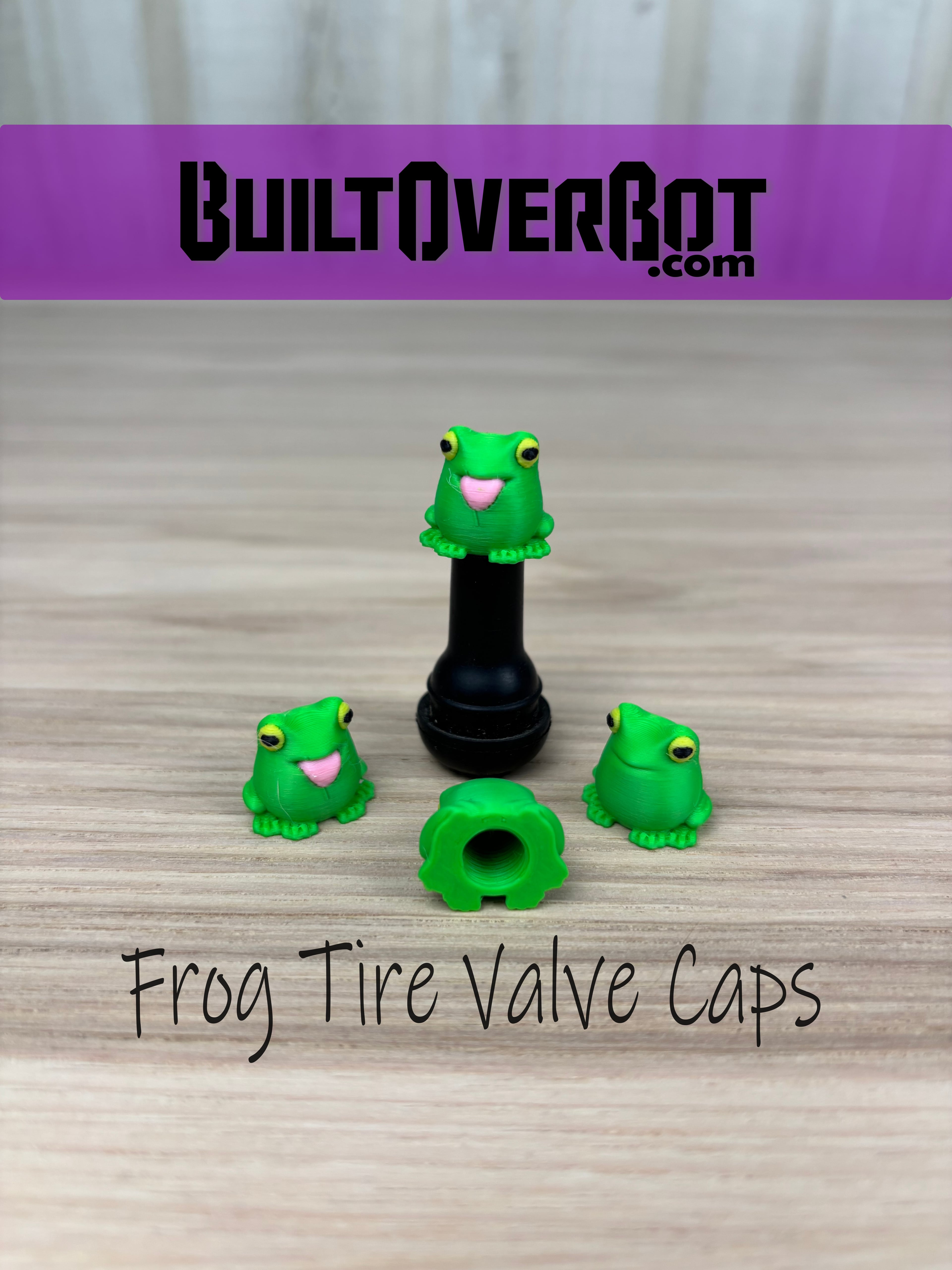 Frog Tire Valve Cap 3d model