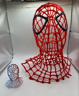 Printed 2 ways. Resin and filament. Filament scaled up to 350%. Resin I believe I scaled down to 25% and colored with alcohol inks. 3d model