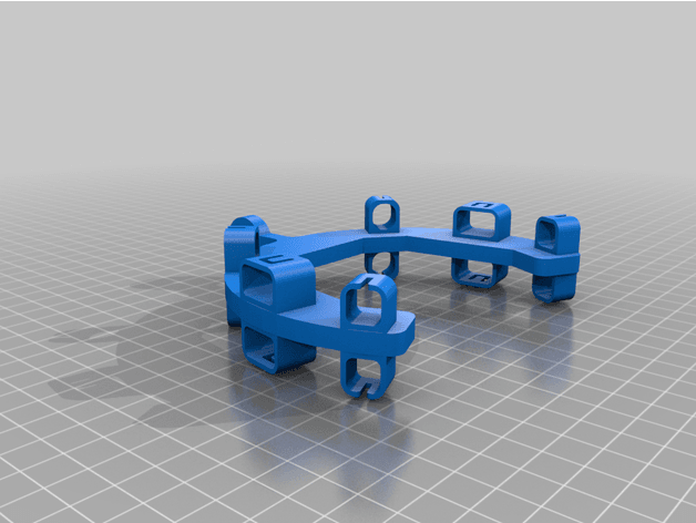 Nos X500 shock mount 3d model