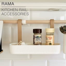 RAMA | Spice Rack for kitchen rail 3d model