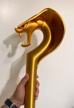 Stylish Evil Arabian Sorcerer Cobra Staff Cosplay 3d model