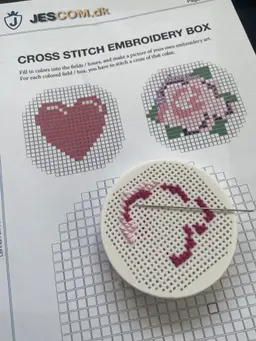 Cross Stitch Box 3d model