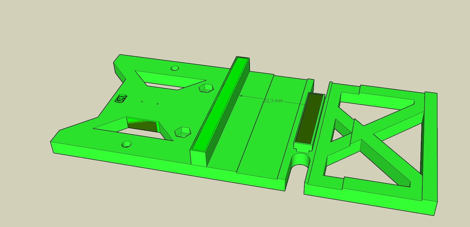 Festool FS-WA square Angle guide 90° butée angulaire (Ender3) 3d model
