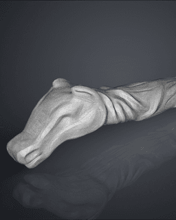 Unicorn Hair Wand - Harry Potter 3d model