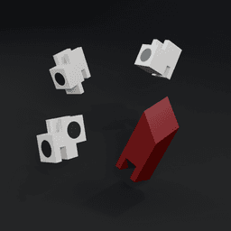 Nakagin tower blocks 3d model