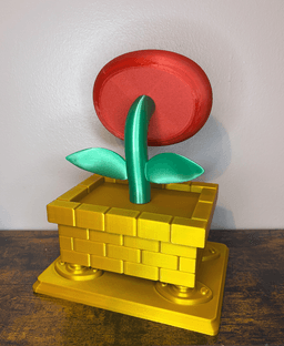 Flower Cup Trophy (as seen in Mario Kart) 3d model