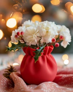 Christmas Sack Vase for Christmas Home Decor 3d model