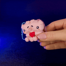 Better Together Pigs, Magnetic Duo (San Valentine) 3d model