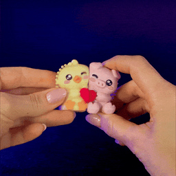 Better Together Pigs, Magnetic Duo (San Valentine) 3d model