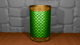 Dragon Scale Beer Can Holder 3d model