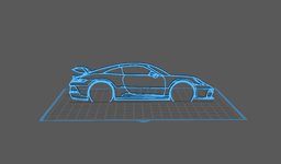 Porsche - 992 GT3 Wall Art 3d model