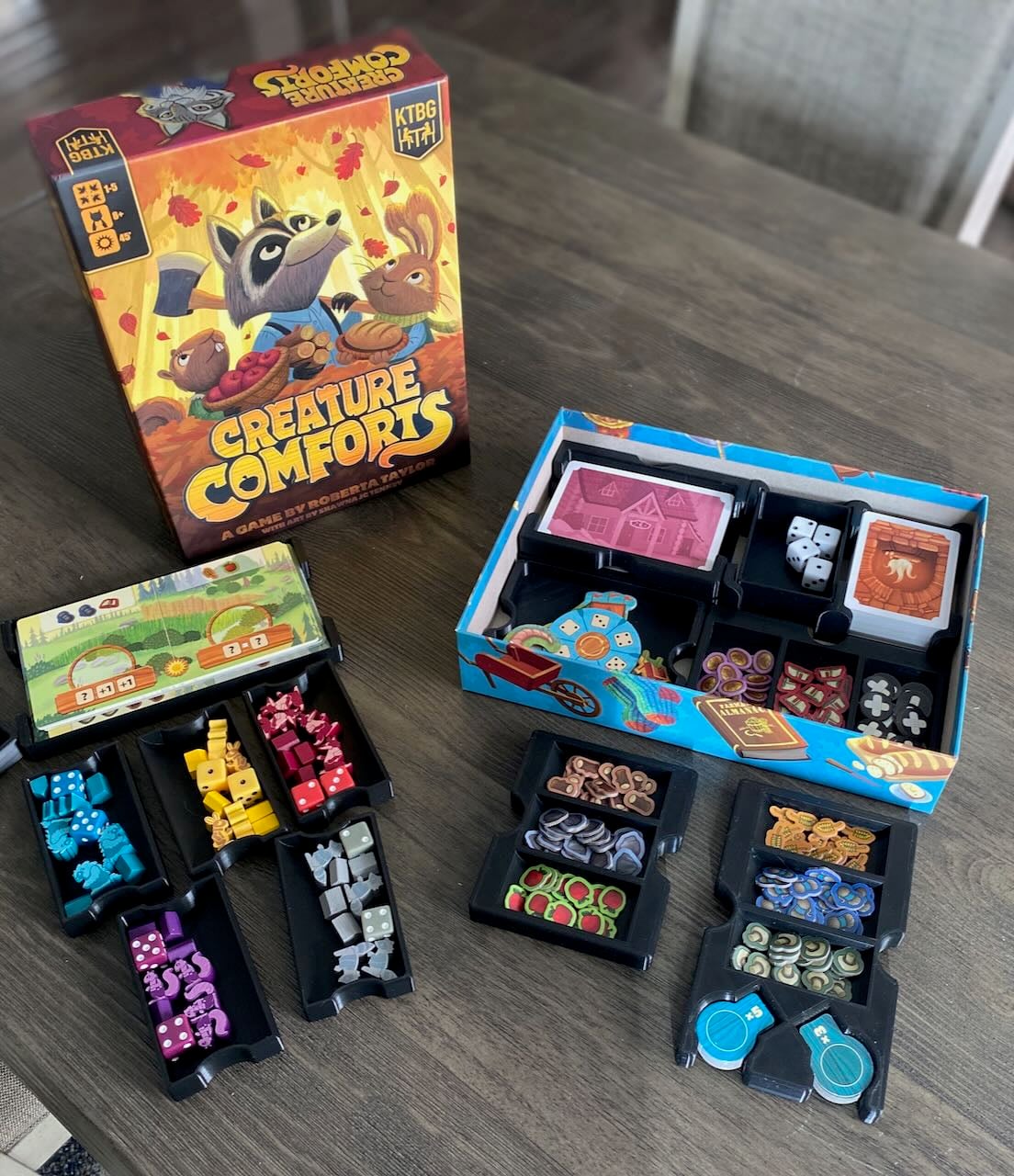 Creature Comforts Board Game Storage Trays 3d model