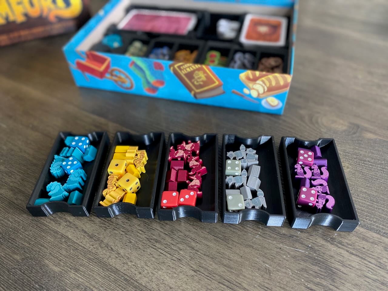 Creature Comforts Board Game Storage Trays 3d model