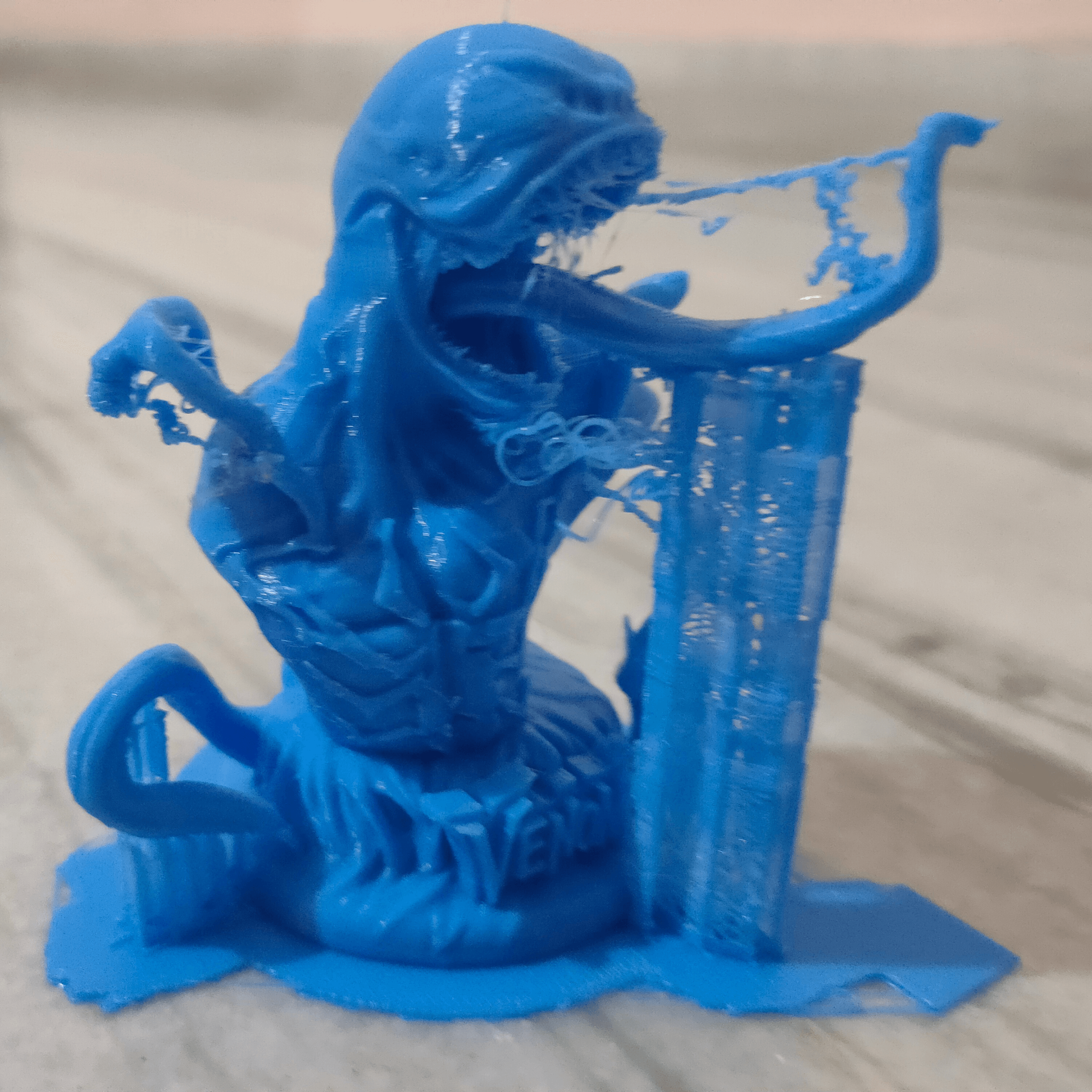 Venom.stl - With support - 3d model