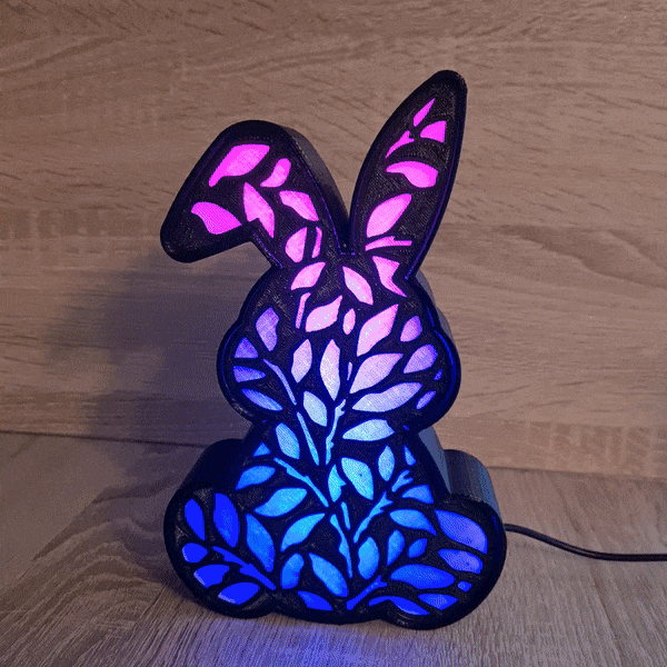 BUNNY RABBIT LED LAMP 3d model