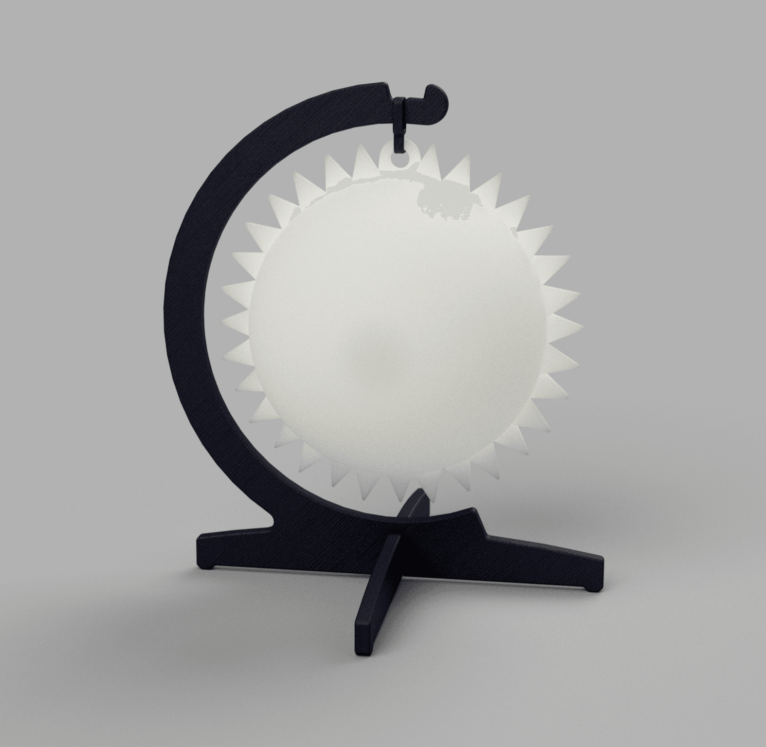 3D Sun Mobile Hanging Decoration 3d model