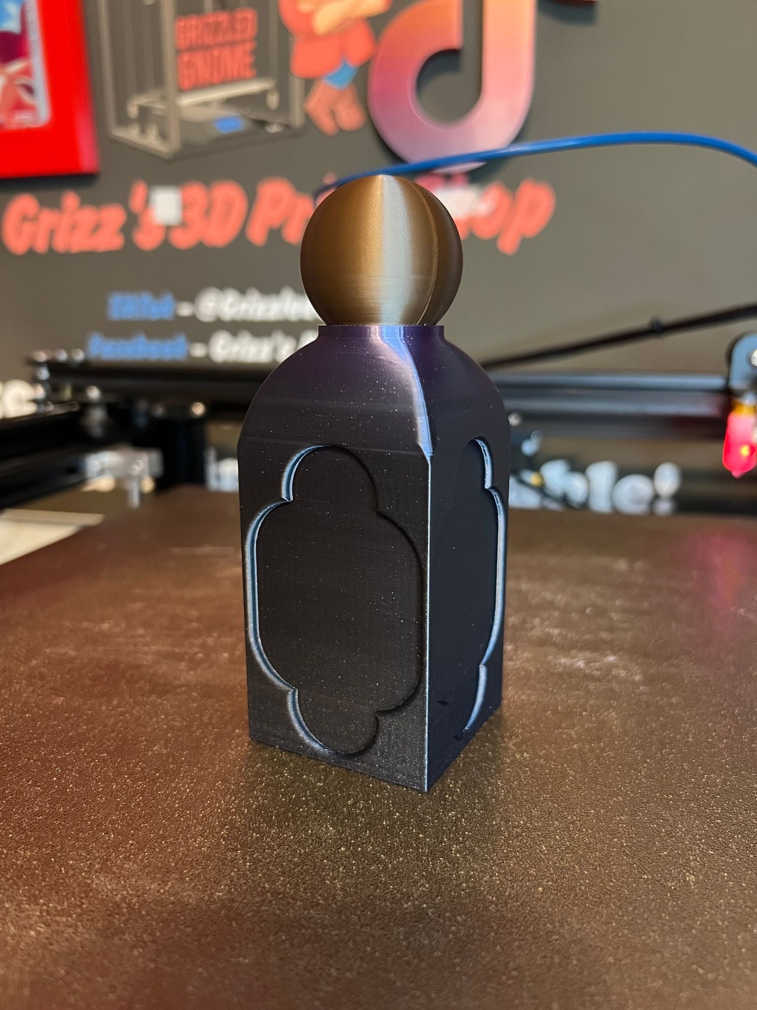 Potion Bottle - Royal - Print in place 3d model