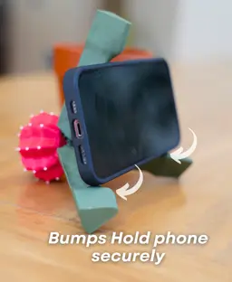 Phoney Cactus - The Moon Cactus Phone Stand 3d model