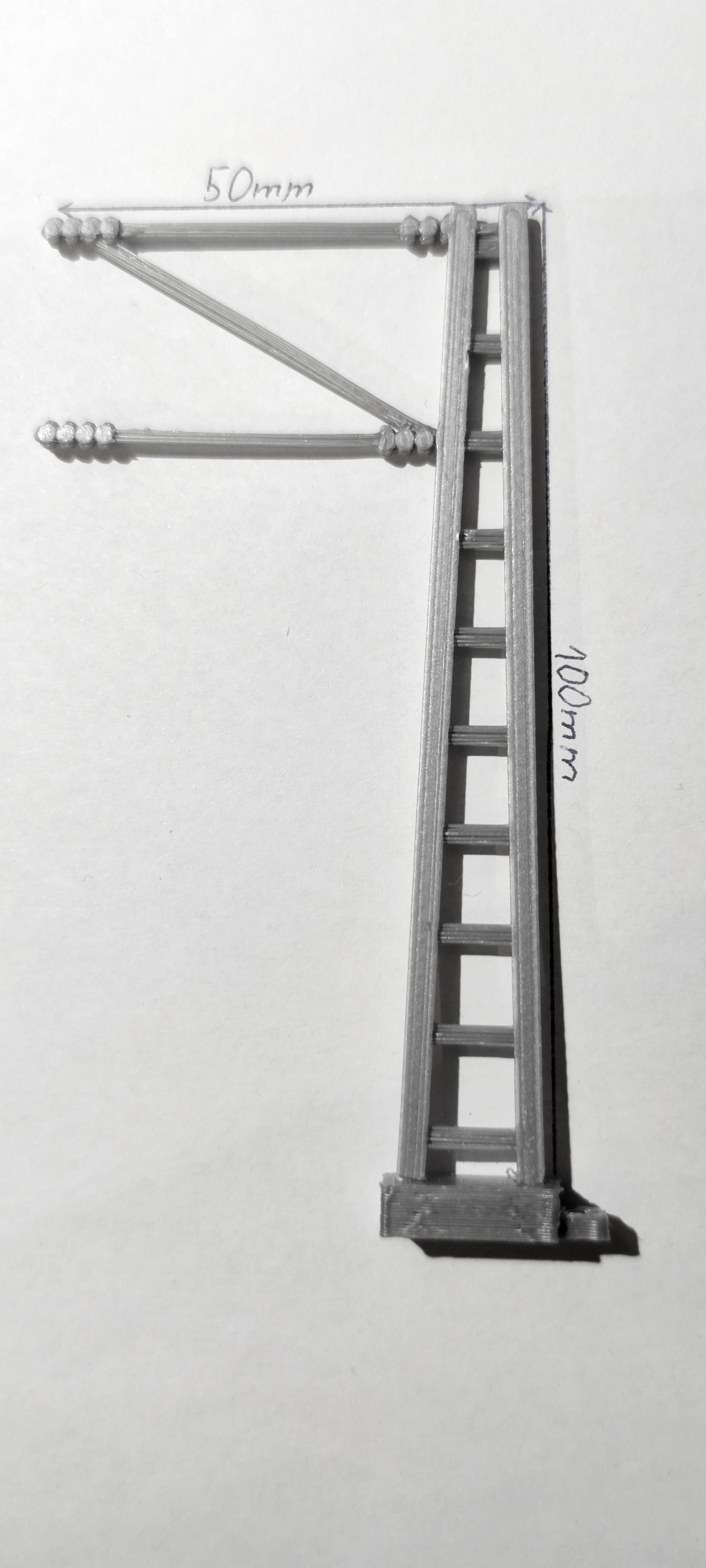 Streckenmast H0 1:87 3d model