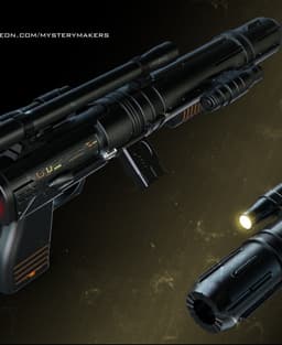 Andor blaster rifle 3d model