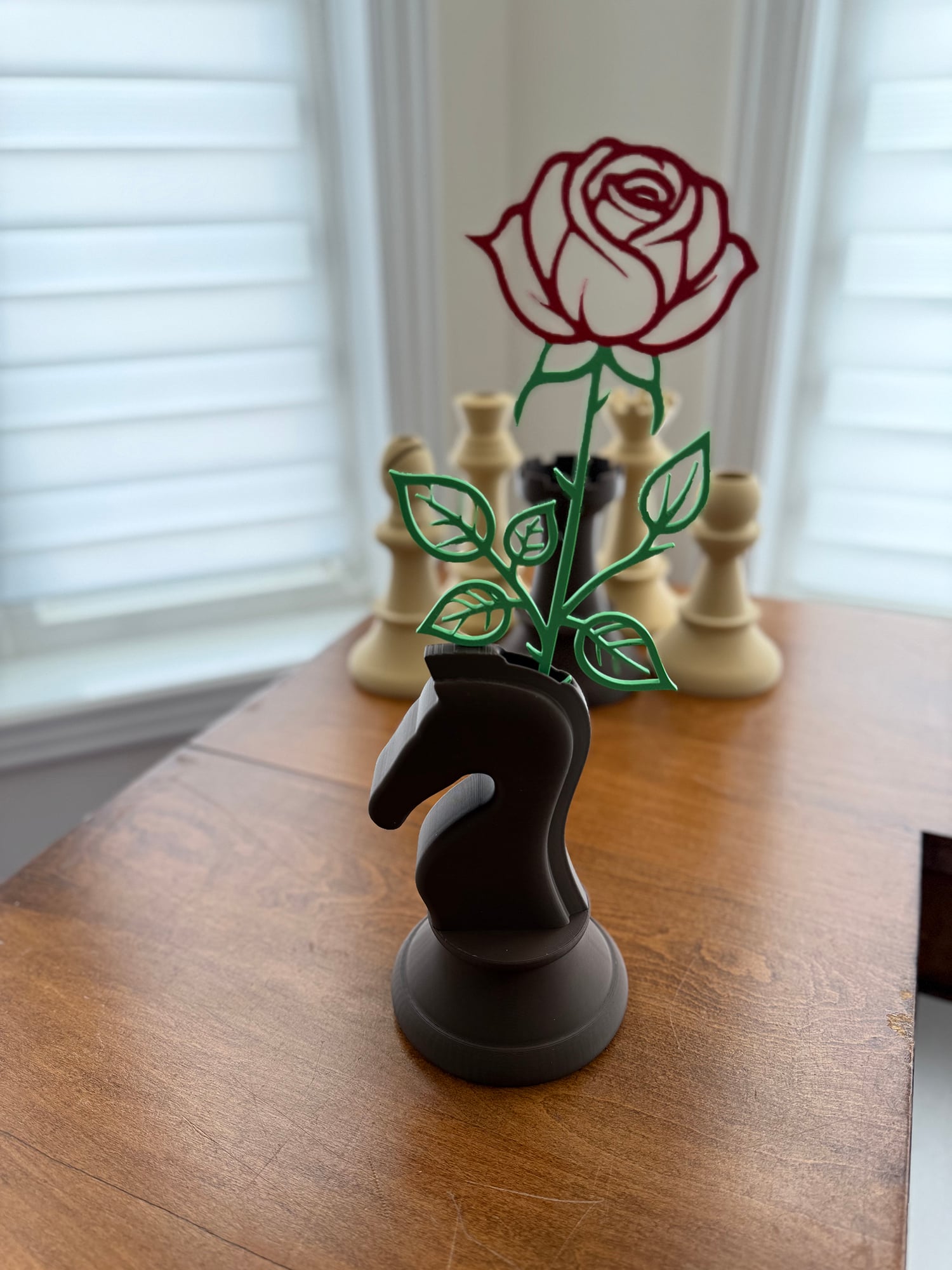 Chess Knight Vase 3d model