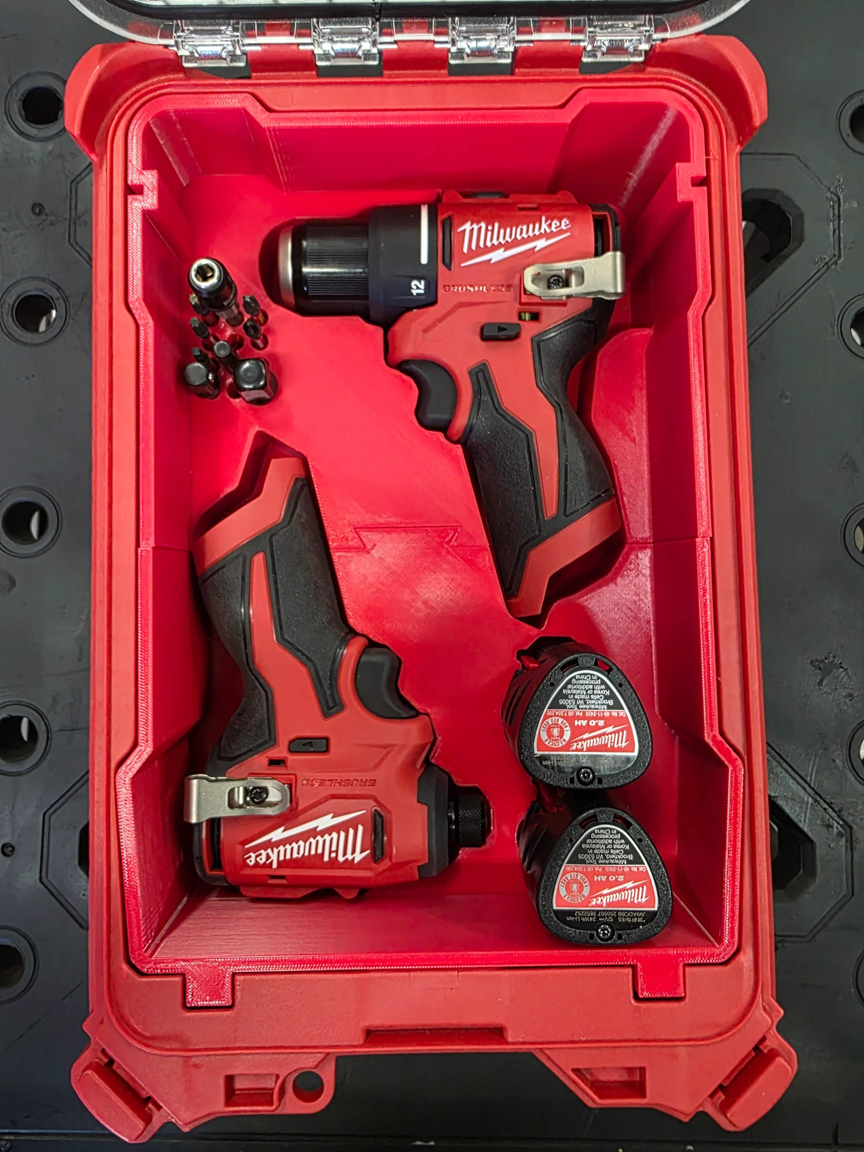 Milwaukee M12 Drill and Driver Insert V4.stl 3d model
