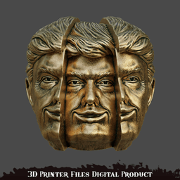 Donald Trump Chaos Orb Headphones Stand Path of Exile 2 3d model