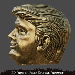 Donald Trump Chaos Orb Headphones Stand Path of Exile 2 3d model