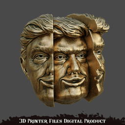 Donald Trump Chaos Orb Headphones Stand Path of Exile 2 3d model