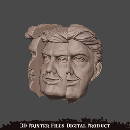Donald Trump Chaos Orb Headphones Stand Path of Exile 2 3d model