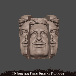 Donald Trump Chaos Orb Headphones Stand Path of Exile 2 3d model