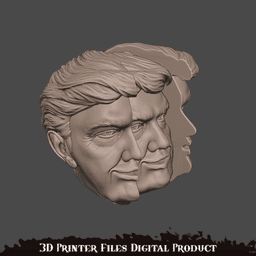 Donald Trump Chaos Orb Headphones Stand Path of Exile 2 3d model