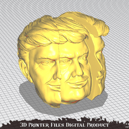 Donald Trump Chaos Orb Headphones Stand Path of Exile 2 3d model
