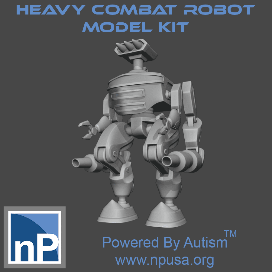 Heavy Combat Robot 3d model