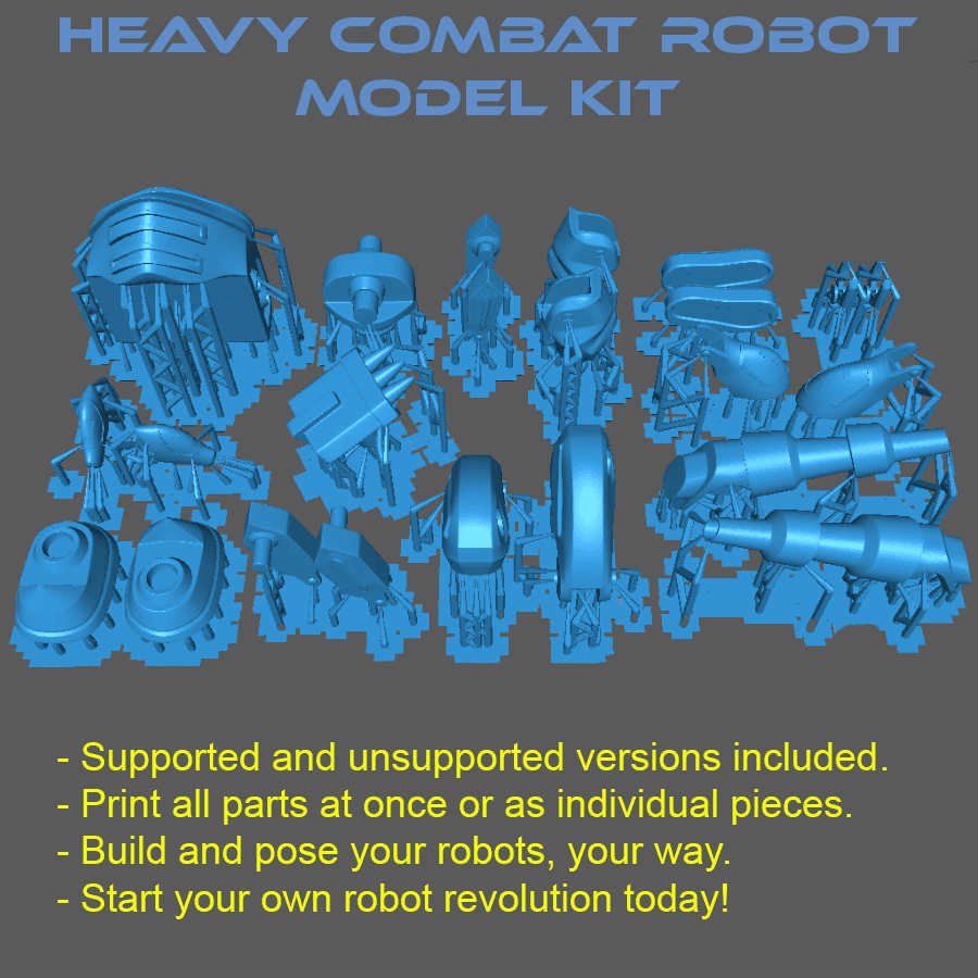 Heavy Combat Robot 3d model