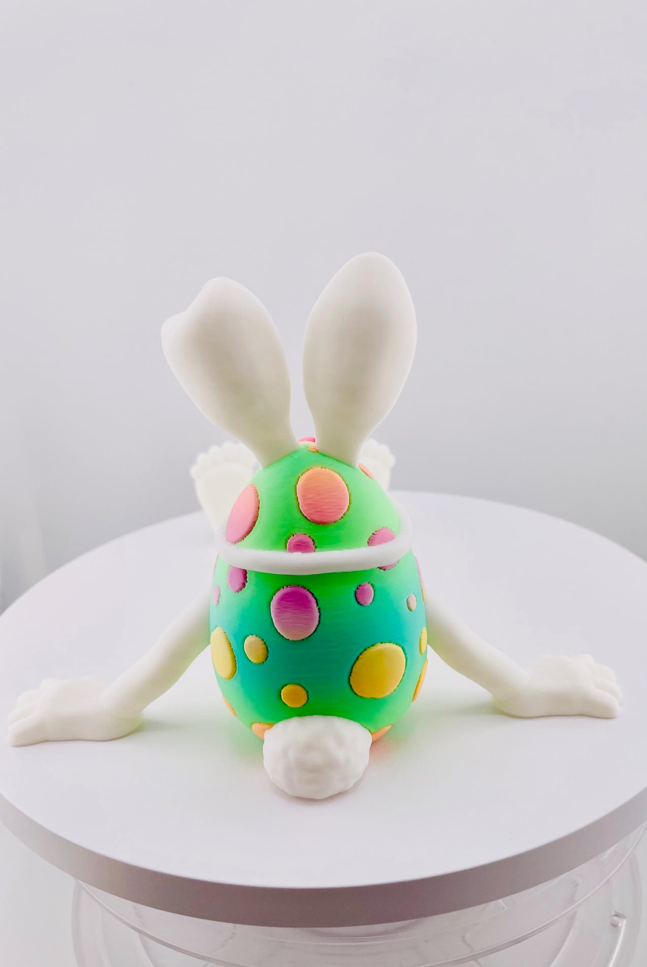 Masked Bunny Easter Egg Flexi 3d model
