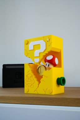 The broken brick : Mario 3d model