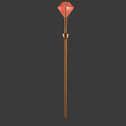 Wizard’s Staff with Crystal – Fantasy Magic Weapon v2 3d model