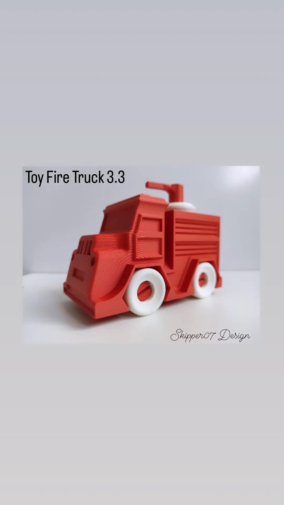 Toy Fire Truck 3.3 3d model