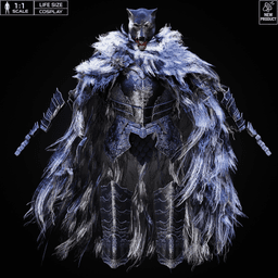 BLAIDD FULL ARMOR + BLACK WOLF MASK life size cosplay bundle – Elden Ring Fan Art STL 3d model