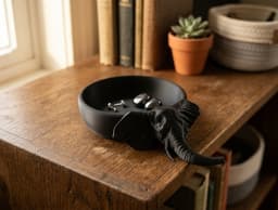 Minimalist Elephant Trinket Tray 3d model