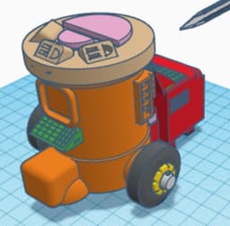 Bin Charlie 3d model