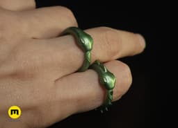 Slay the Spire Silent Relic - Snake Ring 3d model